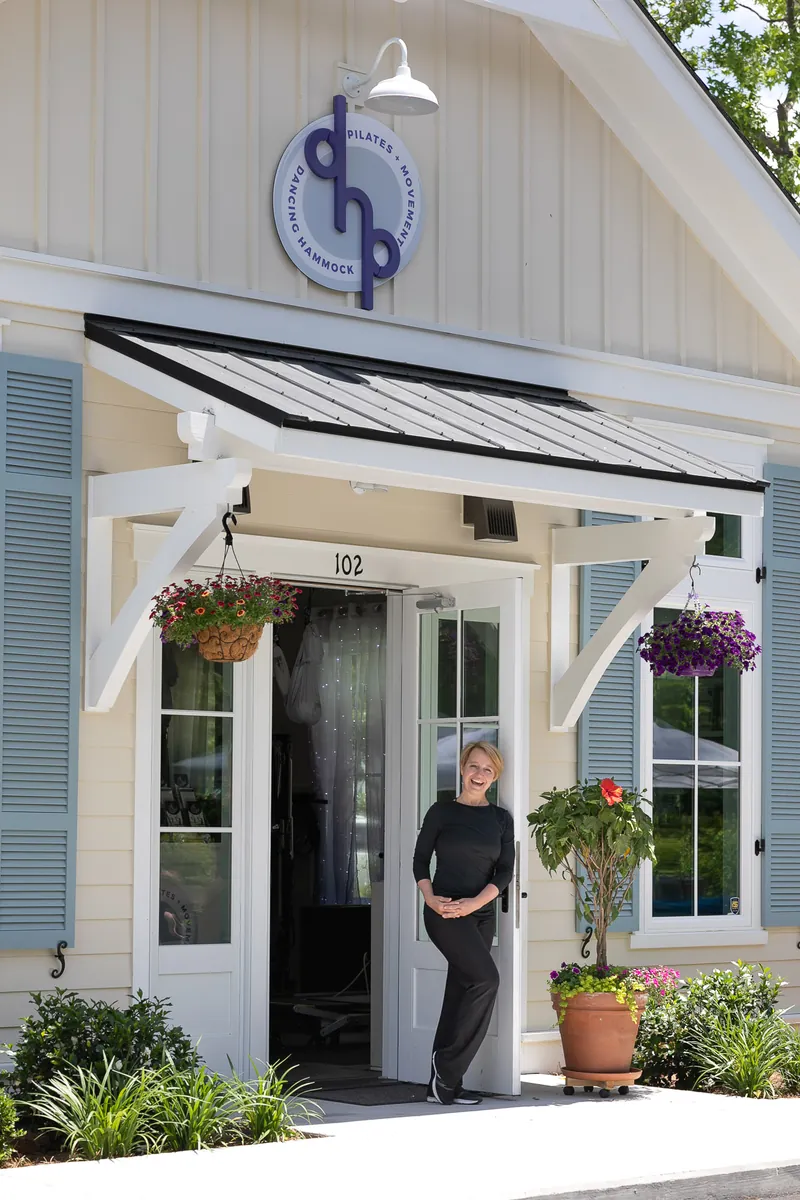 Dancing Hammock Pilates studio entrance in Bluffton, SC